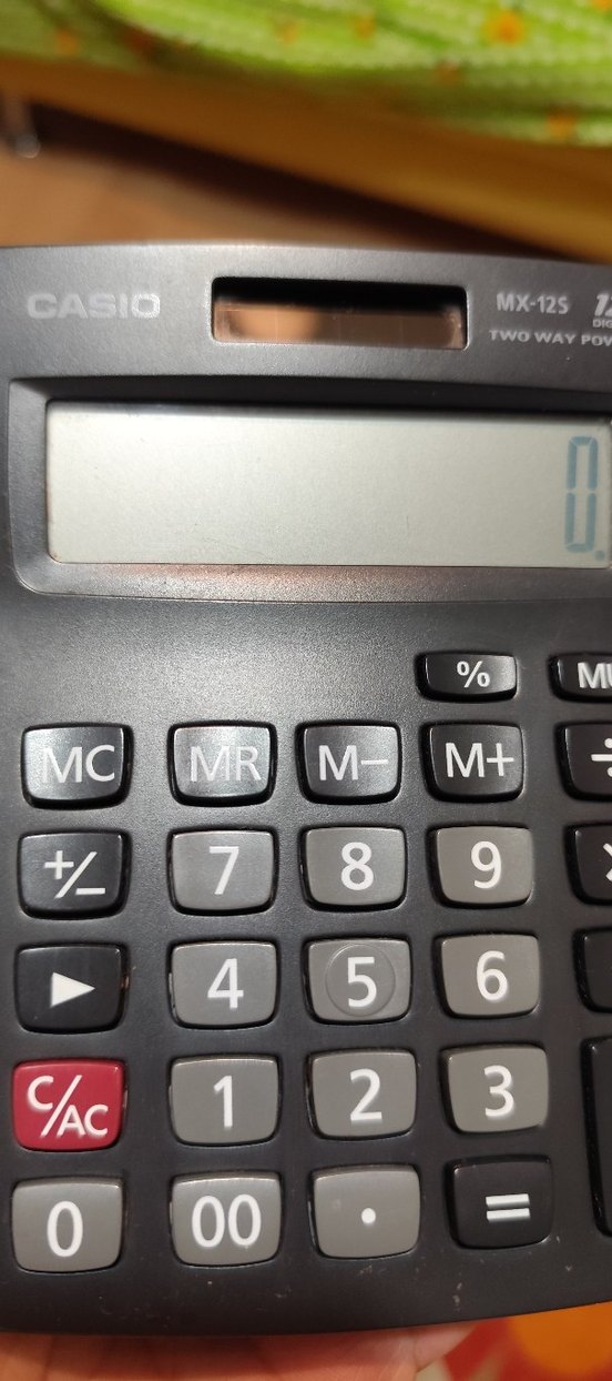 CASİO MX-12S HESAP MAKİNESİ - Görsel 2
