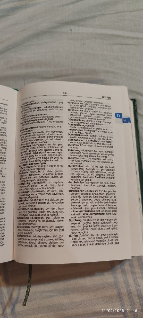 Fono Almanca Modern Sözlük Kalın Kabuk - Görsel 4