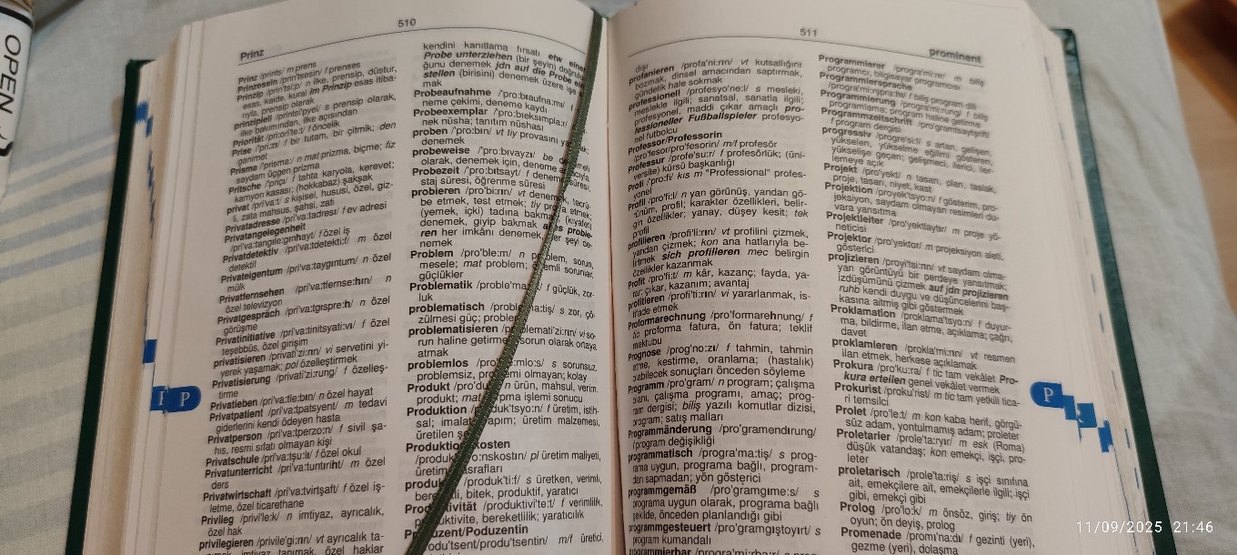 Fono Almanca Modern Sözlük Kalın Kabuk - Görsel 3