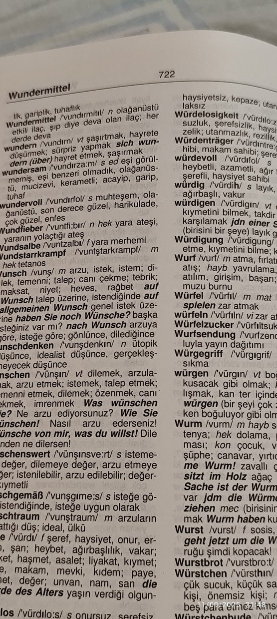 Fono Almanca Modern Sözlük Kalın Kabuk - Görsel 5