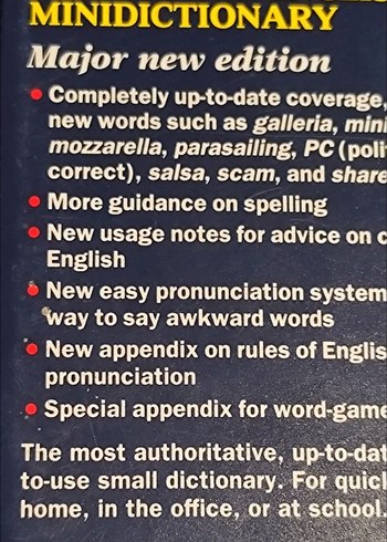 Oxford English Minidictionary Yeni Baskı - Görsel 4