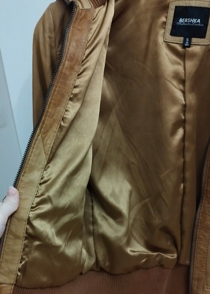 Bershka y2k deri ceket - Görsel 4