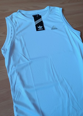 Adidas Beyaz Adidas Kolsuz Streetwear Tişört