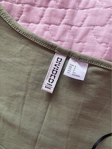 s Beden H&M crop body