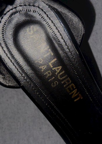 38 Beden YSL topuklu ayakkabı siyah 38 numara