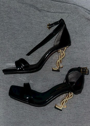 YSL topuklu ayakkabı siyah 38 numara
