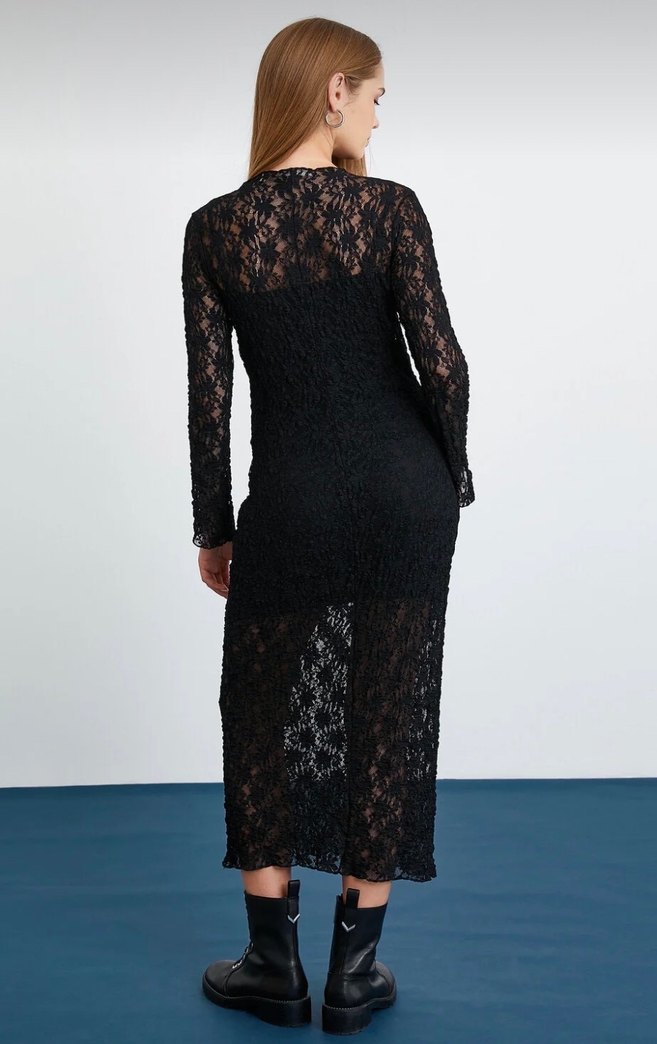 Koton Dantel Elbise - Görsel 2