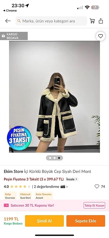 s Beden Mont kalın