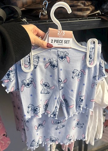 Mavi Kız Çocuk Baskılı Kısa Kollu Tişört - Görsel 2