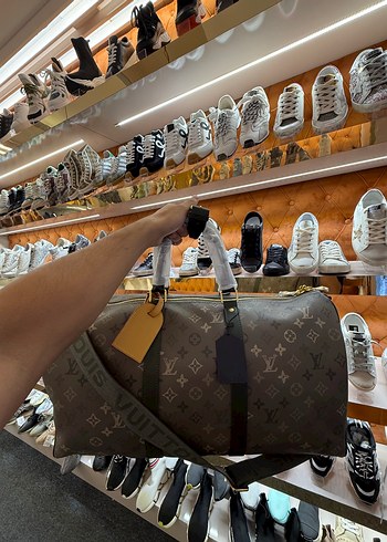 Louis Vuitton Lv Monogram Keepall Bandouliere Canta