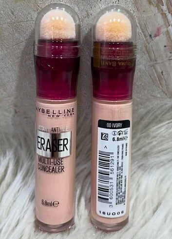 Maybelline eraser kapatıcı 00 ıvory 