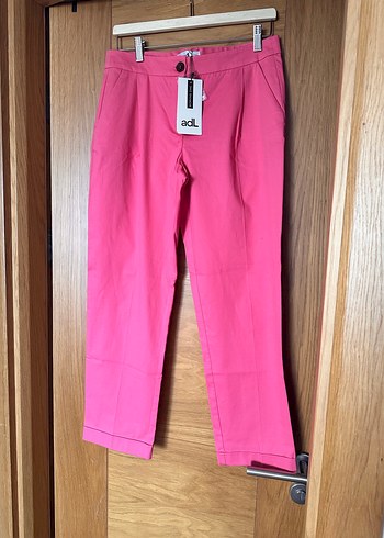 Pembe Kadın Regular Fit Kumaş Pantolon - Görsel 2
