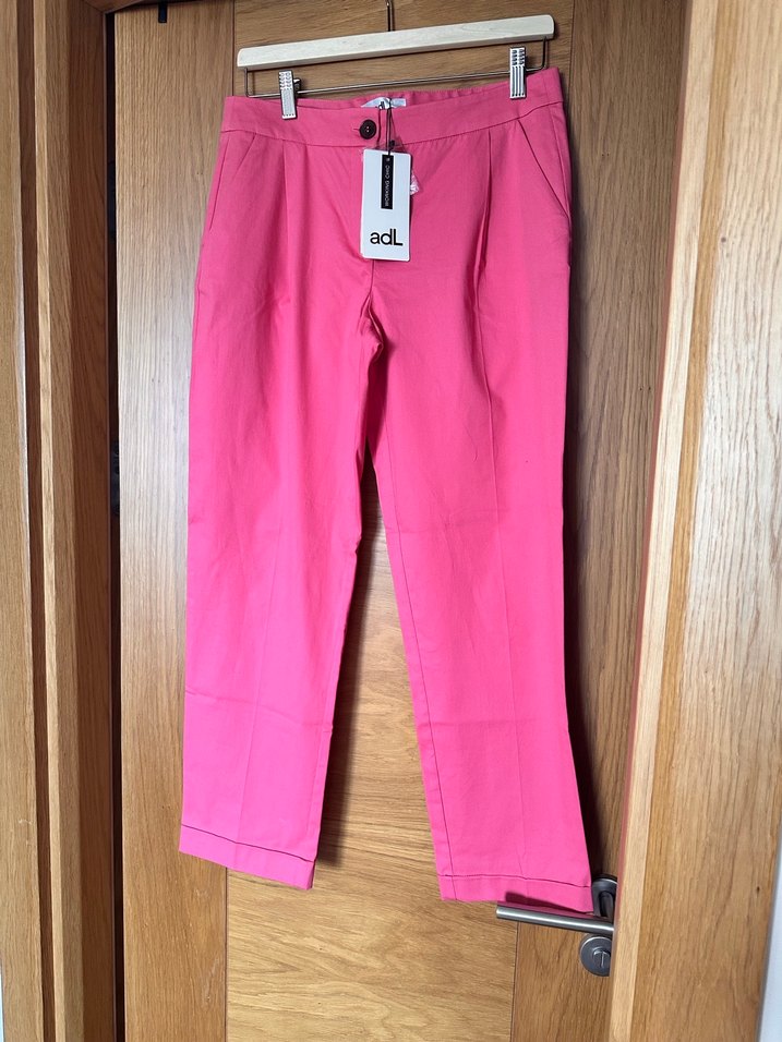Pembe Kadın Regular Fit Kumaş Pantolon - Görsel 2
