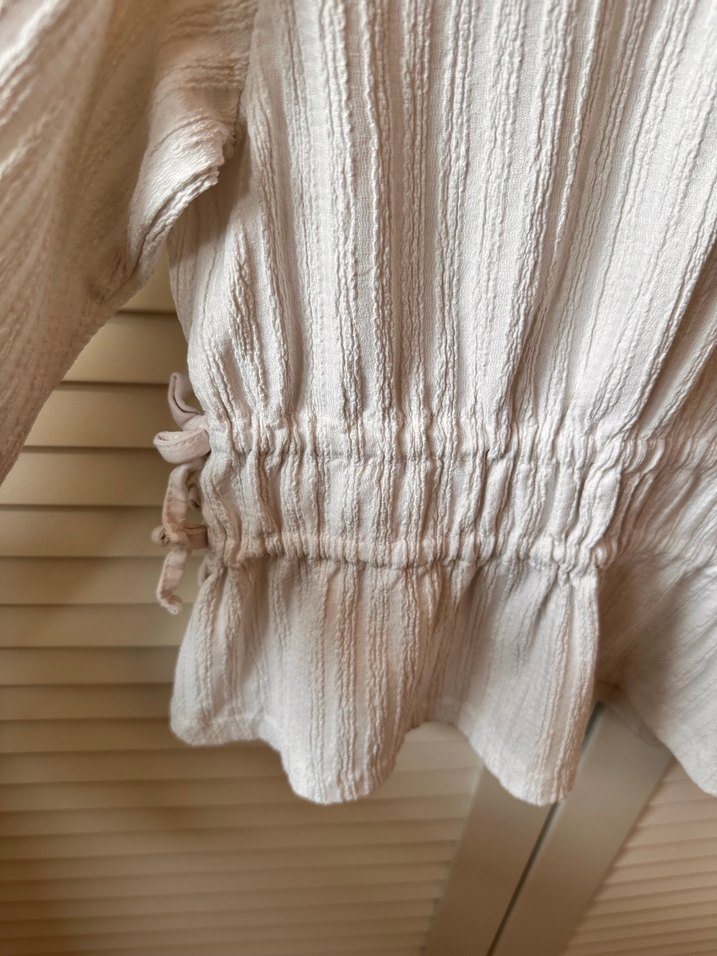 Zara kız Çocuk beyaz bluz - Görsel 2