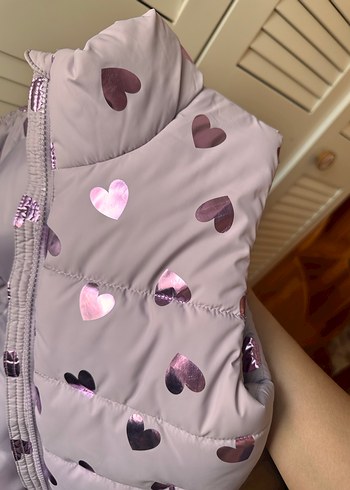 H&M Kız Çocuk Kalp Desenli Yelek - Görsel 4