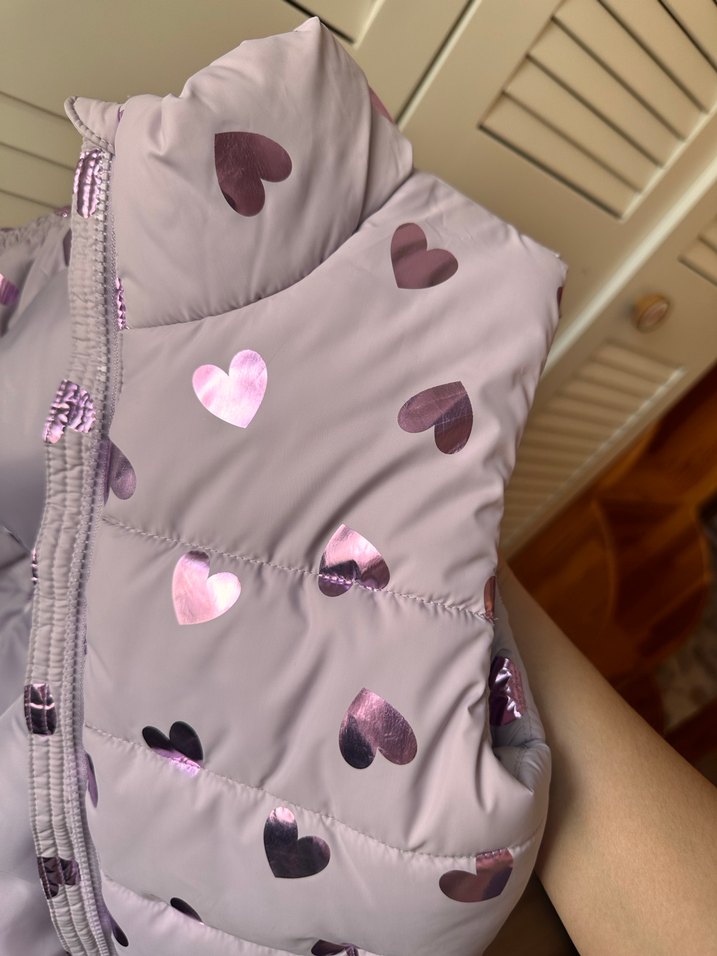 H&M Kız Çocuk Kalp Desenli Yelek - Görsel 4
