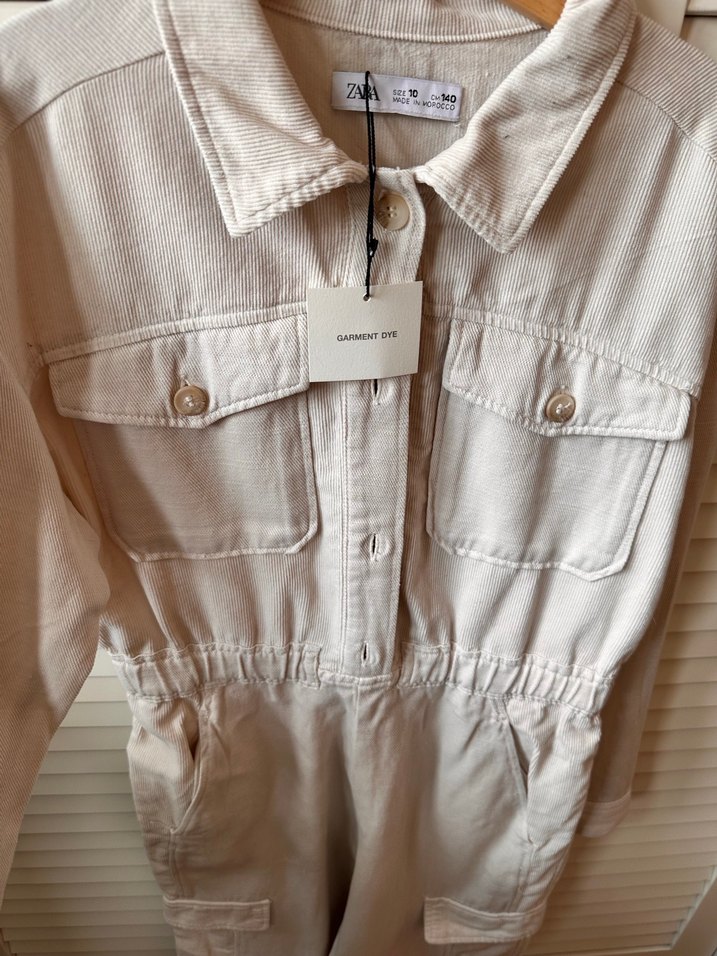 Zara Fitilli kız çocuk tulum - Görsel 2