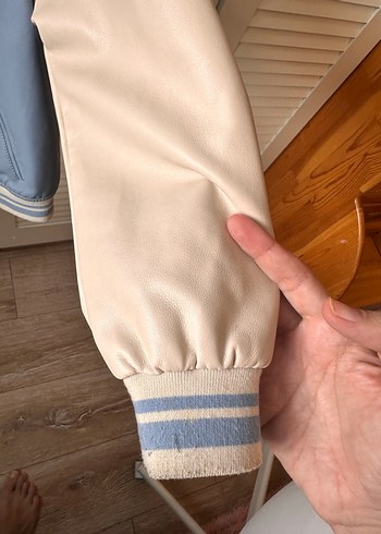 Zara kız kolej deri ceket - Görsel 4