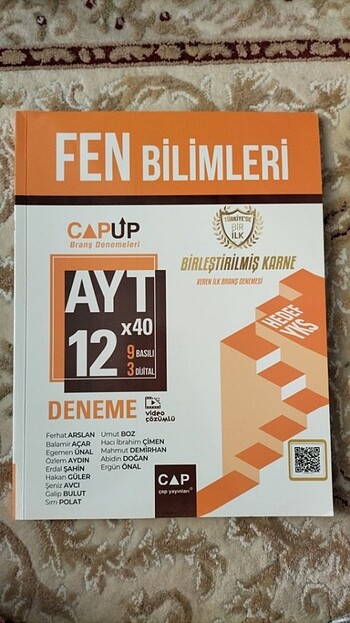 çap up ayt fen bilimleri denemesi
