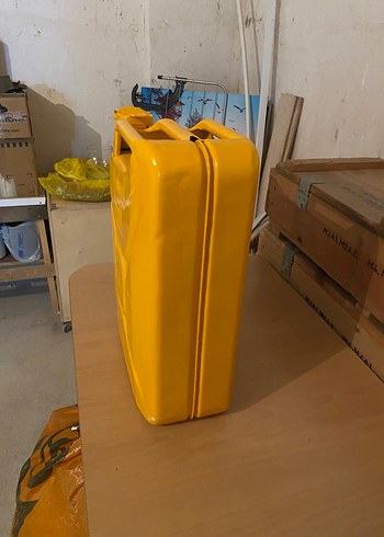 ANTİKA BENZİN BİDONU KOMPLE FIRIN BOYALI - Görsel 5