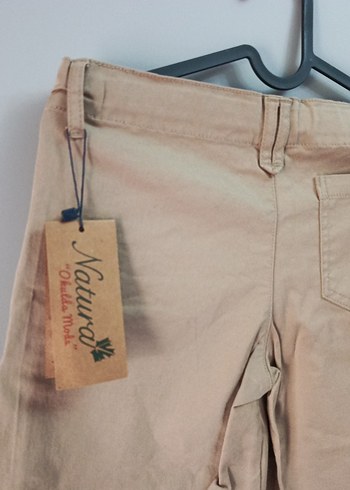 Düğmeli Bej çocuk Etek - Görsel 6