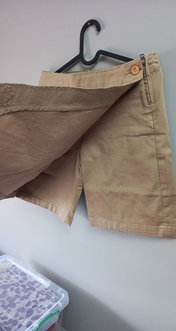 Düğmeli Bej çocuk Etek - Görsel 4