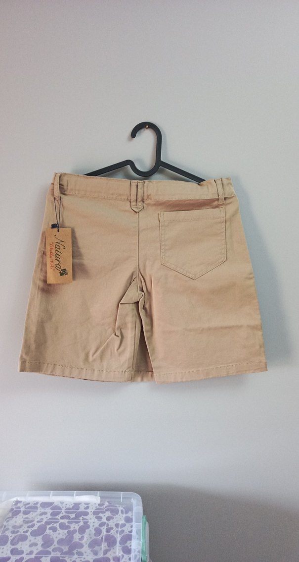 Düğmeli Bej çocuk Etek - Görsel 5