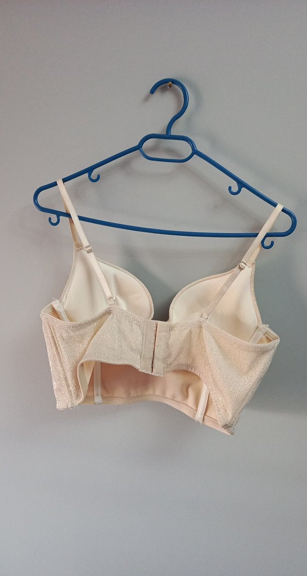 Straplez Bej Mini Bustiyer - Görsel 5