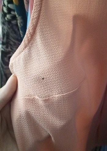 Bej Drapeli Kolsuz Kadın Bluz - Görsel 3