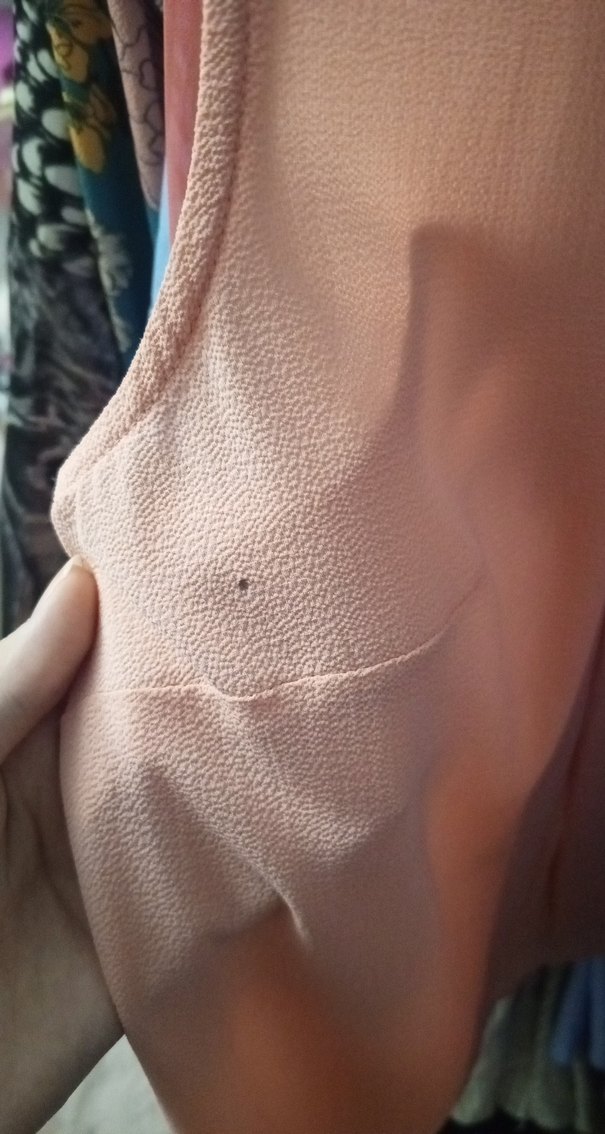 Bej Drapeli Kolsuz Kadın Bluz - Görsel 3