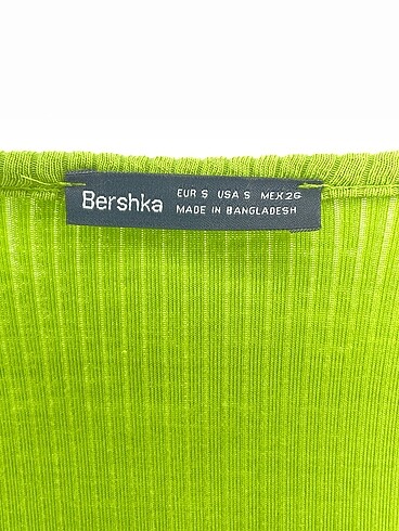 s Beden yeşil Renk Bershka Kısa Elbise %70 İndirimli.