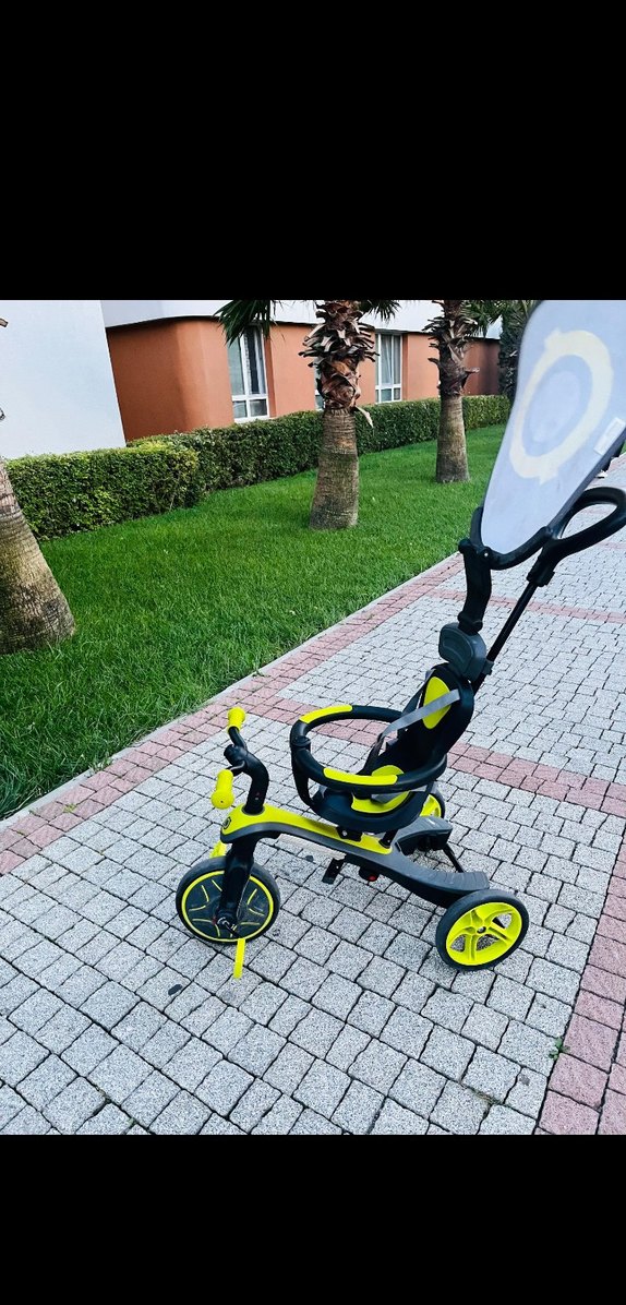 yeşil renk globber marka 3 teker biisklet - Görsel 4