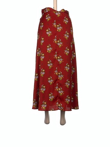 xs Beden Zara Midi Etek %70 İndirimli.