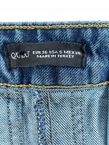 36 Beden mavi Renk Vintage Love Mini Etek %70 İndirimli.