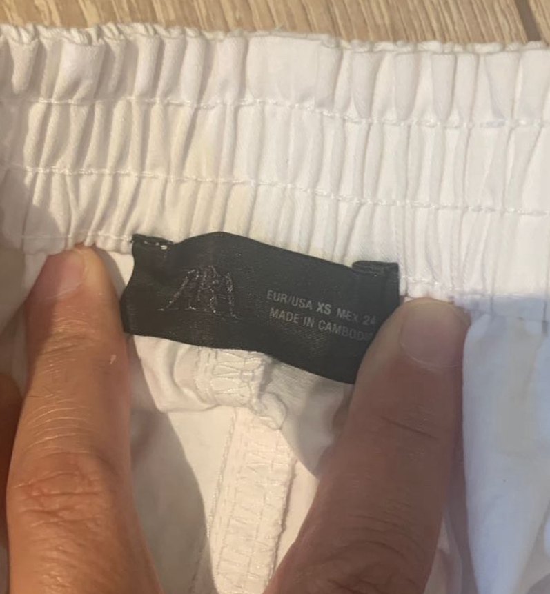 Beyaz Midi Keten Salaş Etek - Görsel 4