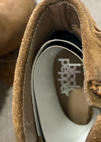 BLACK PEPPEPüsküllü Kahverengi Süet Dolgu Topuklu BotI - Görsel 8