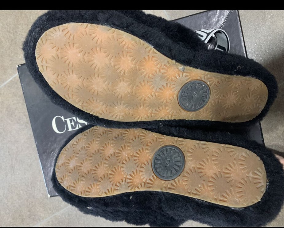 Siyah Yünlü Kadın 
Terliği - Görsel 4