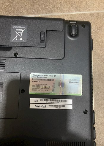 Beyaz Sony VAIO Laptop SANSUNG - Görsel 6