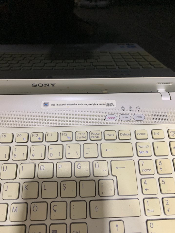 Beyaz Sony VAIO Laptop SANSUNG - Görsel 3