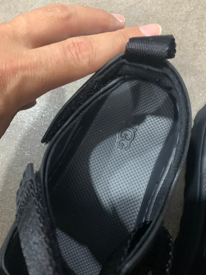 UGG Siyah Platform Topuklu Kadın Sandalet. - Görsel 5