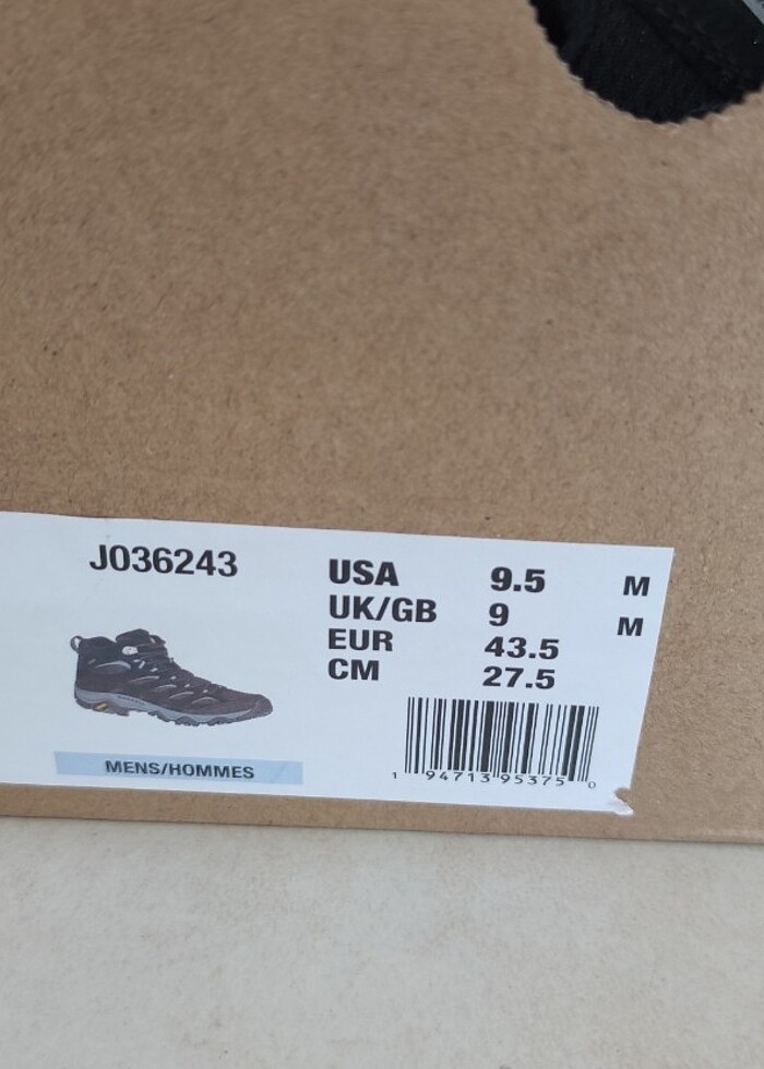 MERRELL MOAB 3 MID GTX ERKEK BOT - Siyah - Görsel 5