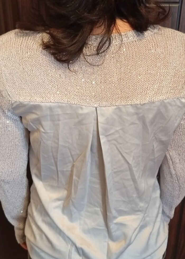 Işıltılı şık bluz - Görsel 2