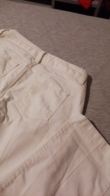 Beyaz kot pantolon  - Görsel 4