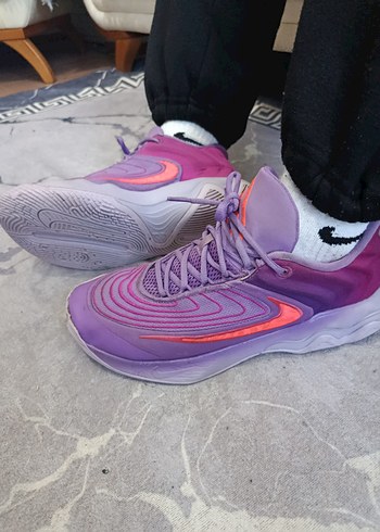 Mor Bağcıklı Basketbol Ayakkabısı - Görsel 3