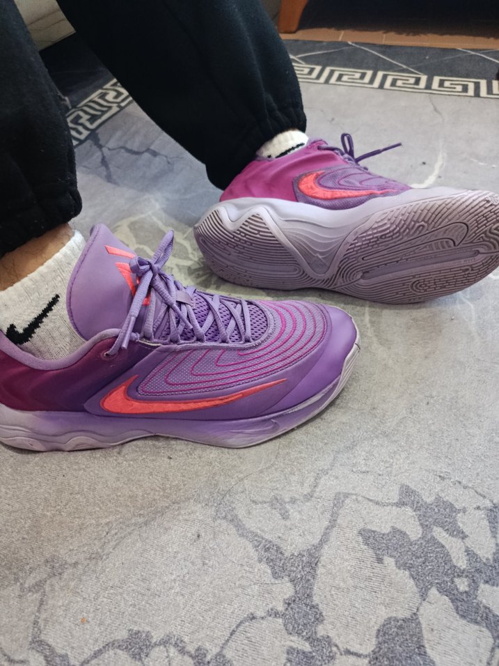 Mor Bağcıklı Basketbol Ayakkabısı - Görsel 2