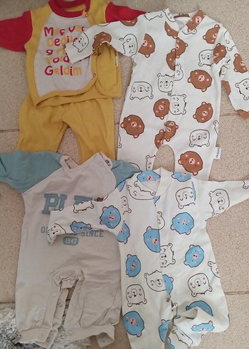 Bebek Erkek  2 tanesi hiç giyilmedi - Görsel 2