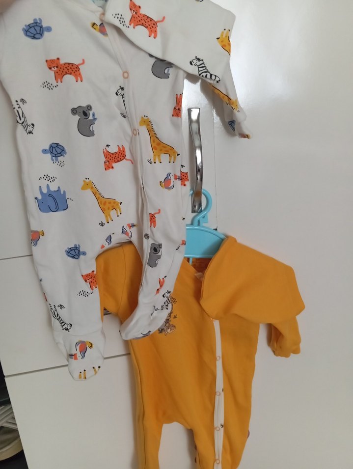 Uzun Kollu Desenli Bebek Body - Görsel 4