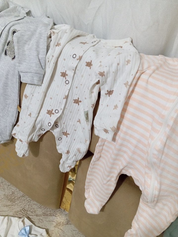 Pamuklu Bebek Uyku Tulumu Seti - Görsel 4