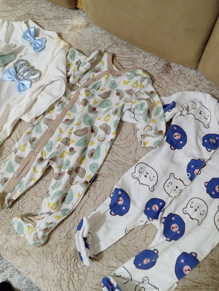 Pamuklu Bebek Uyku Tulumu Seti - Görsel 3