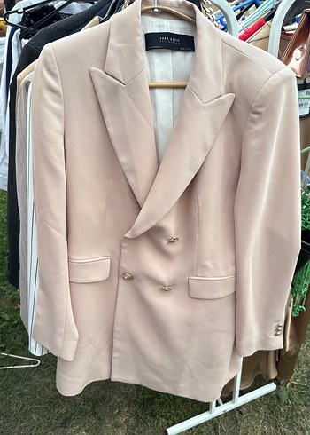 Zara Sikligin Ve Rahatligin Bulustugu Pudra Pembe Blazer